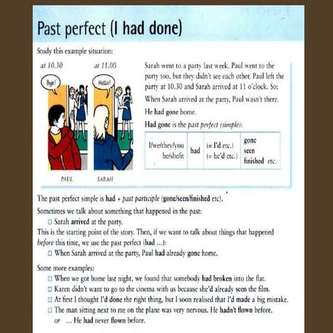 Past perfect (GIU) | PPT