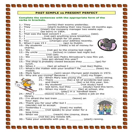 Past simple-vs-present-perfect