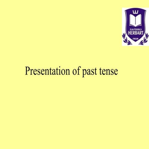 Past tense