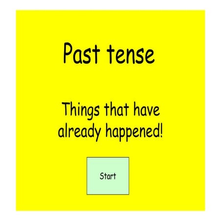 Past tense 2