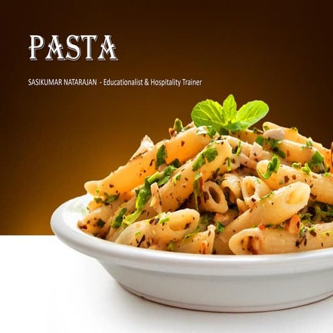 PASTA - OVERVIEW 