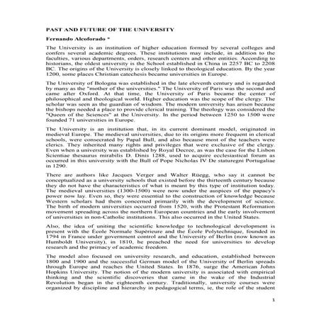 The rise of universities | PPT