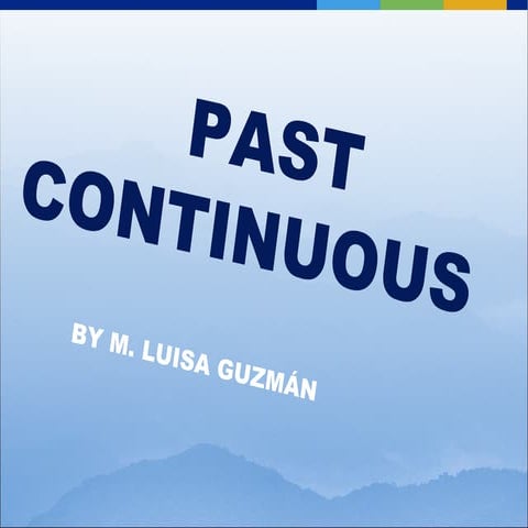 Past continuous Iº  ppt