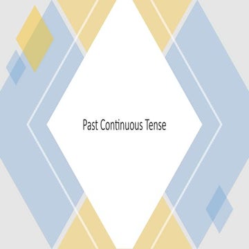 Past Continuous kelas 11 Bahasa inggris tingkat lanjut