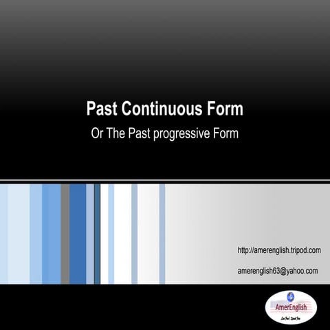 Pastcontinuous revised