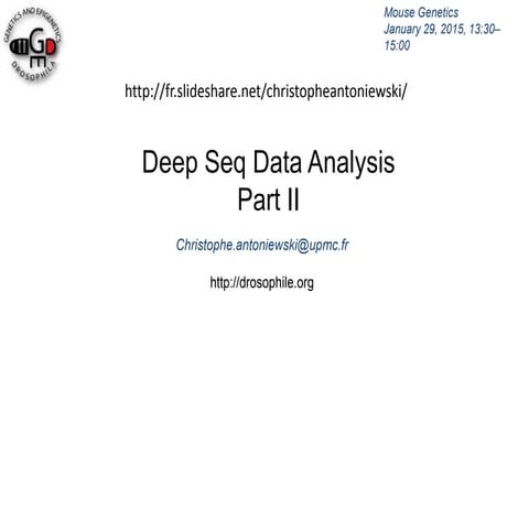 Pasteur deep seq analysis practical Part - 2015