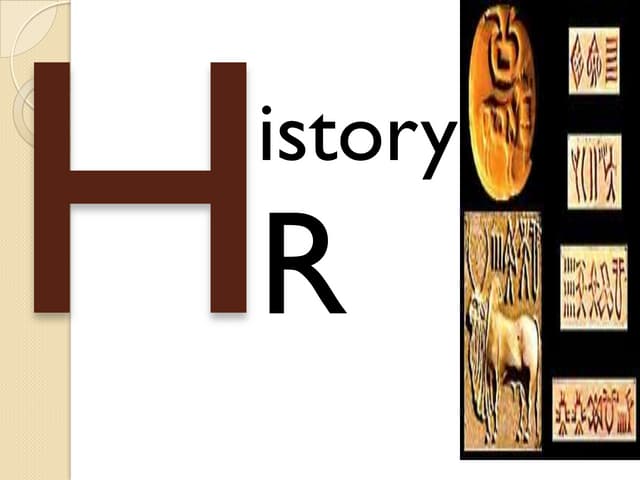 history of hr