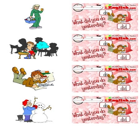 Past irregular cards