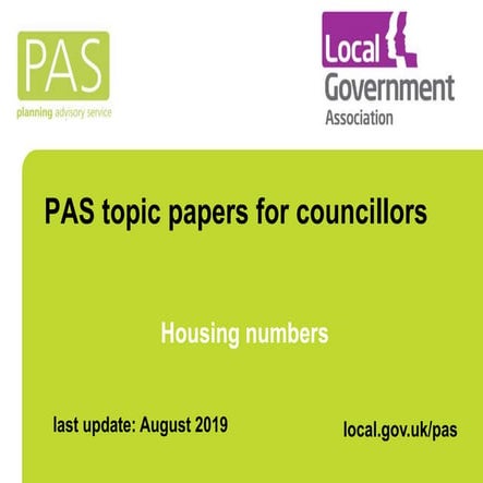 Pas topic paper housing august19 draft3