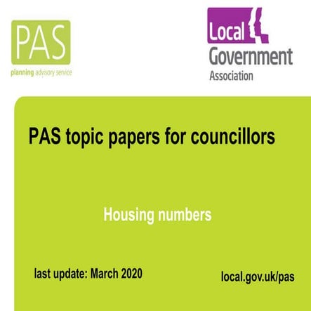 Pas topic paper housing march20