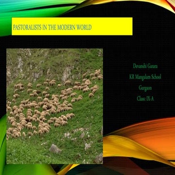 Pastoralists in the modern world