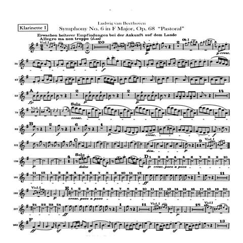 Pastoral symphony PDF