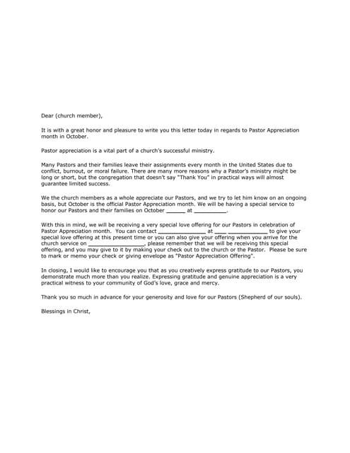 pastorappreciationoffletter 150501085706 conversion gate01 thumbnail jpg cb 1430471080 pastor appreciation letter to congregation