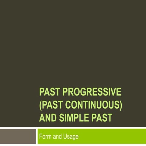 Past progressive interrupted-in progress-parallel&amp;sentence variety
