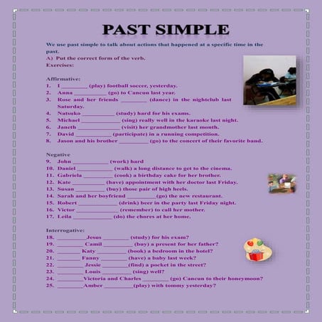Past simple | DOCX
