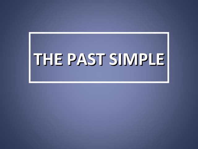 Pastsimple5