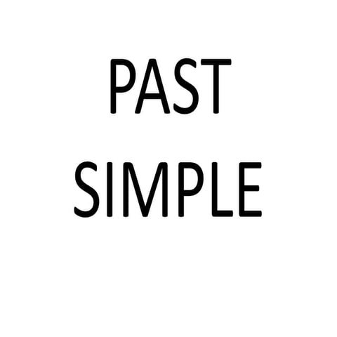Past simple continuous