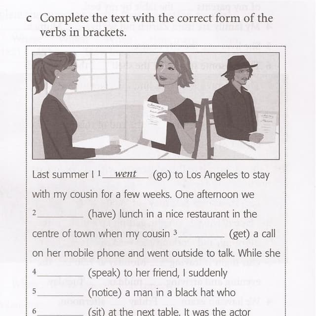 Past Simple Or Continuous Pract 2 PDF