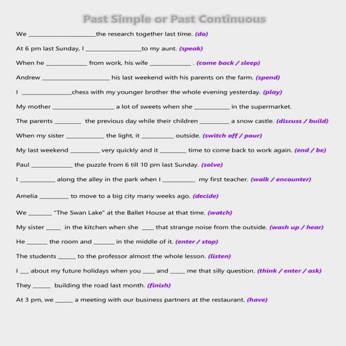 Past Simple or Past Continuous.pdf