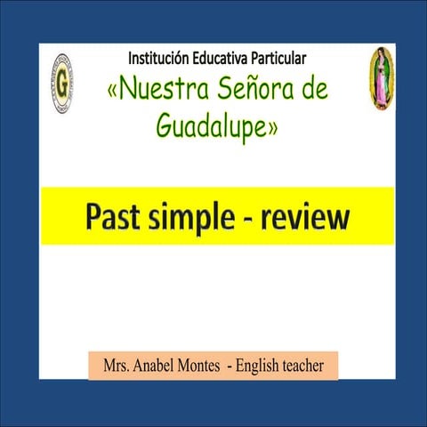 Past simple review