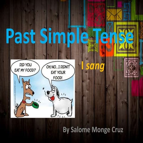Past simple tense