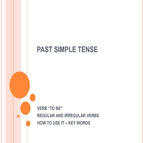 Past simple tense (2º eso)