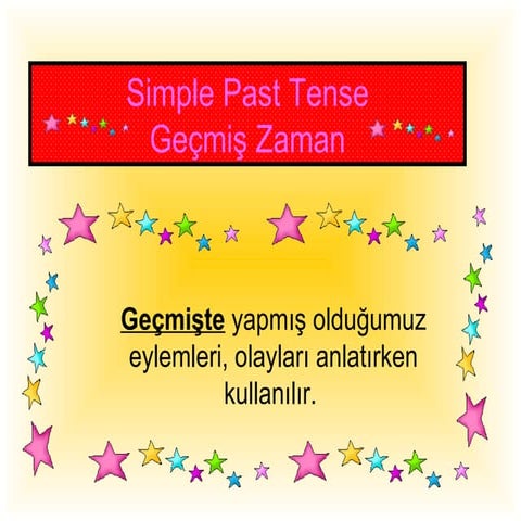 Past tense