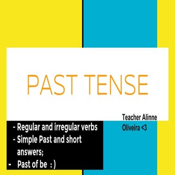Past simple | PPT