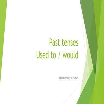 Past tense