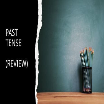 Powerpoint on Past Tense - Tenses - Past
