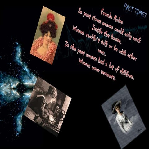 Past times females roles julian martin