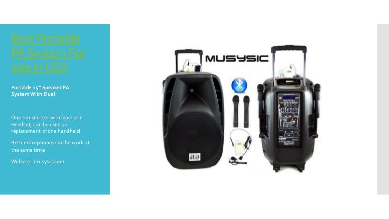 best portable pa system