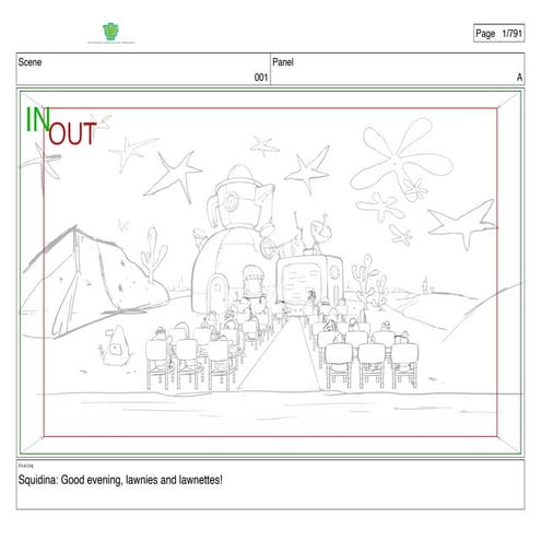 The Patrick Star Show- 'Pat Roast' (Storyboard Excerpt)