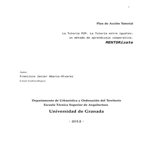 La tutoría entre iguales