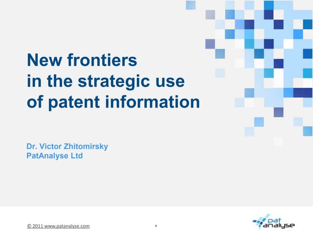 PatAnalyse Presentation