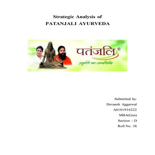 Strategies of Patanjali of Marketing