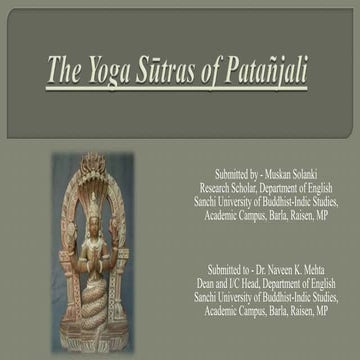 Patanjali Yogasutras