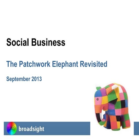 Social Business - The Patchwork Elephant 01 - The patchwork elephant revisite...