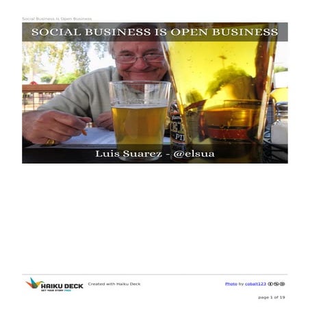 The Patchwork Elephant 05 - social business is open business - Luis Saurez