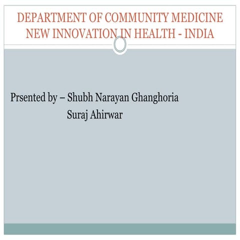 National Health Policy 