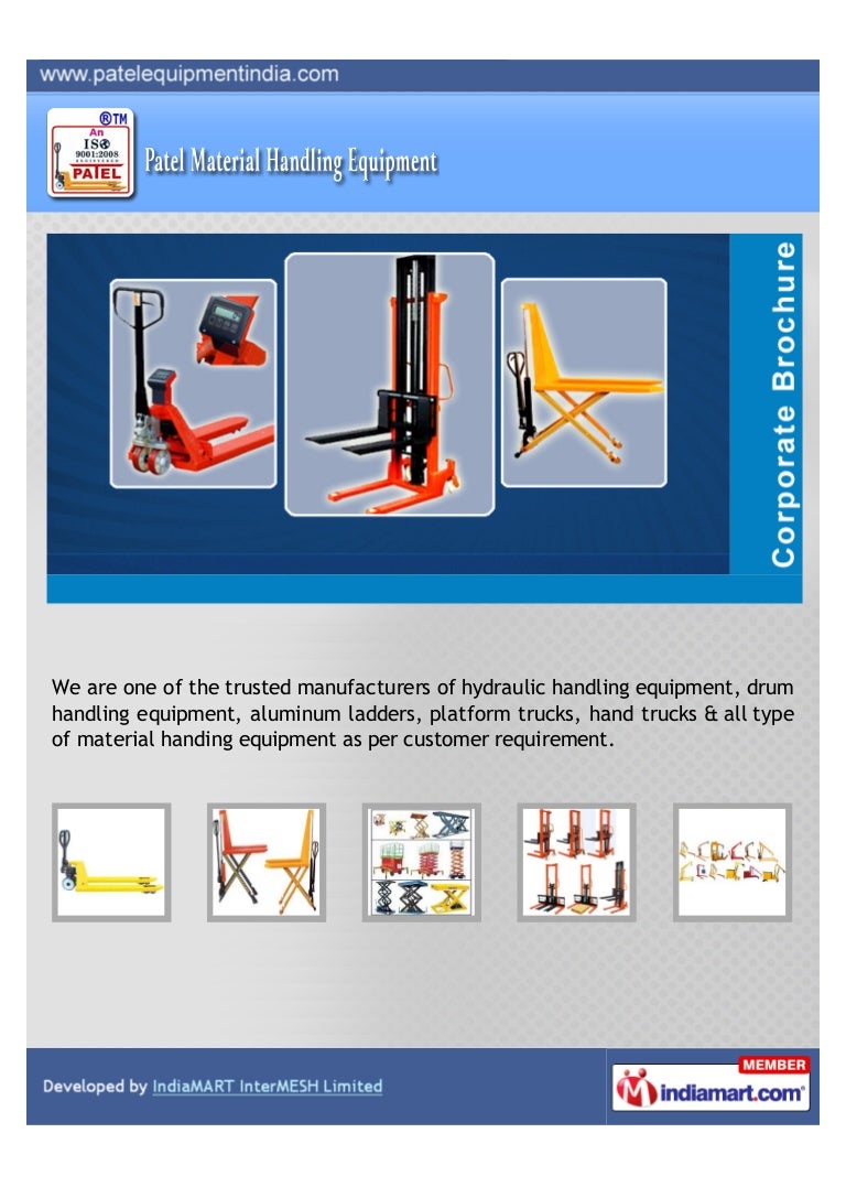 Patel Material Handling Equipment, Ahmedabad, Drum Handling Equipment
