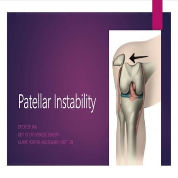 Recurrent Patellar instability