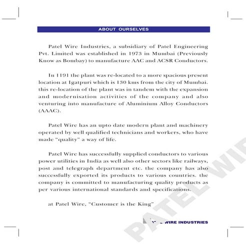 Patel Wire Industries, Nashik , Aluminum Wires