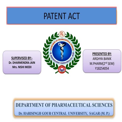 Patent act