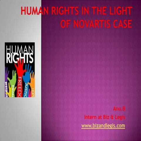 Patent Overview in Novartis Case ppt