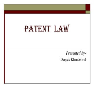 Patent act