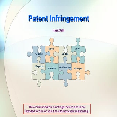 Patent Infringement