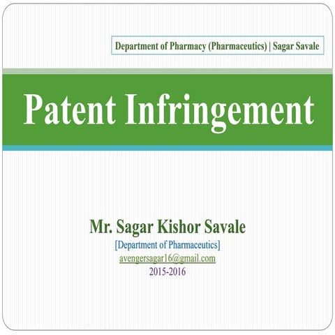 Patent infringement 