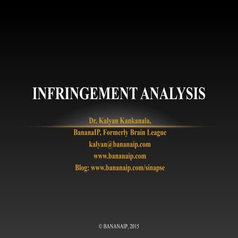 Patent infringement | PPTX