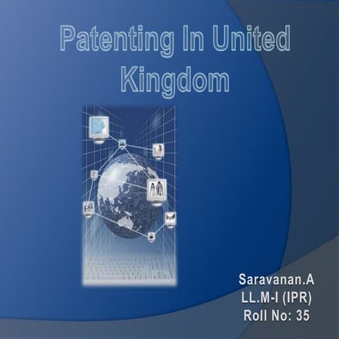 Patenting in united kingdom